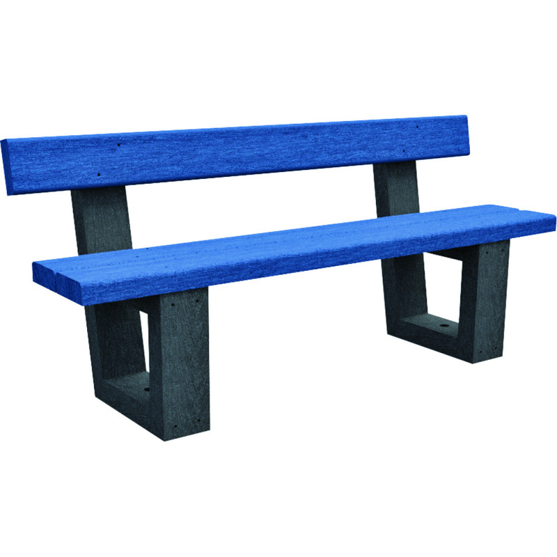 Banc plastique recyclé ESCAPADE enfant direct urbain